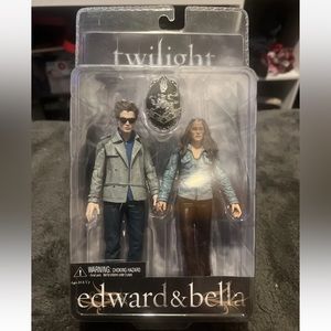 Twilight Edward & Bella 7 Inch Action Figure 2-Pack 2009 NECA NEW SEALED